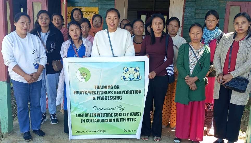 Evergreen Welfare Society, Kiphire conducted a series of skill development programmes aimed at providing livelihood alternatives for unemployed individuals in the region.